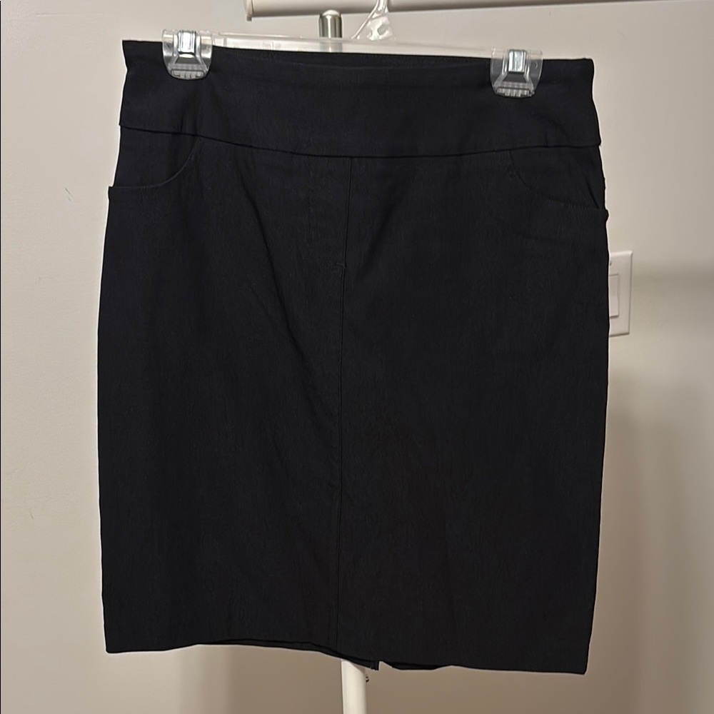 Classic Black Pencil Skirt - Women